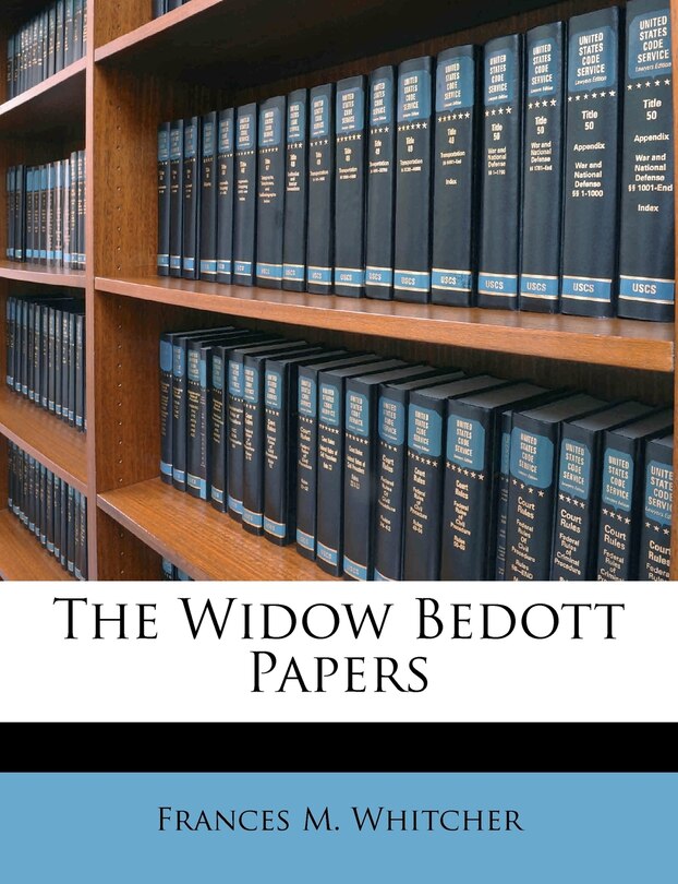 Couverture_The Widow Bedott Papers
