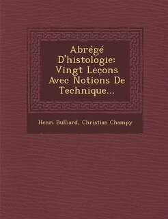 Front cover_Abrege D'Histologie