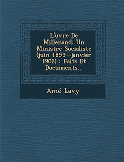 Front cover_L'Uvre de Millerand