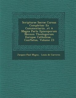 Couverture_Scripturae Sacrae Cursus Completus