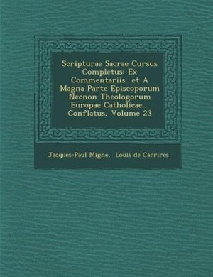 Couverture_Scripturae Sacrae Cursus Completus