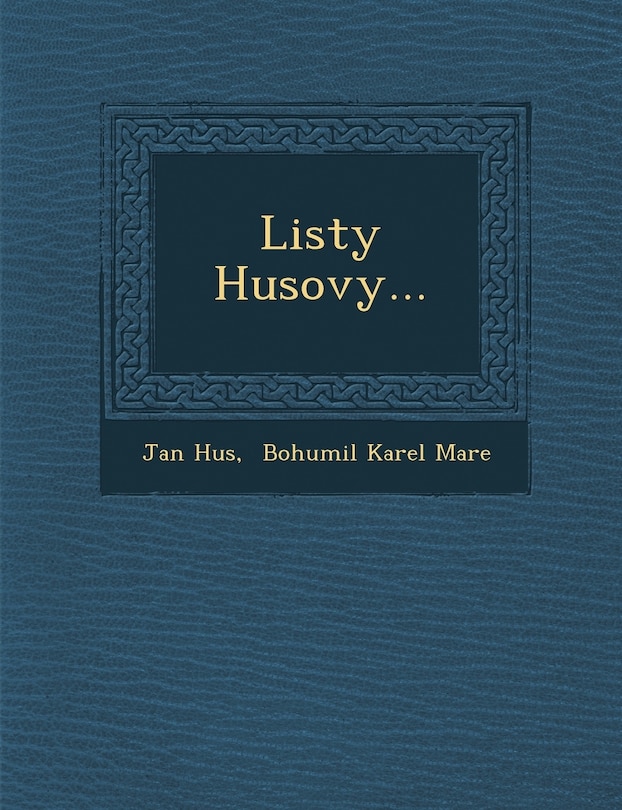 Front cover_Listy Husovy...