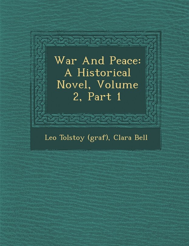 Front cover_War And Peace