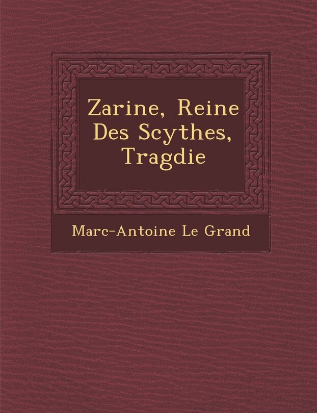 Front cover_Zarine, Reine Des Scythes, Trag Die