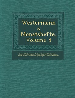 Front cover_Westermanns Monatshefte, Volume 4