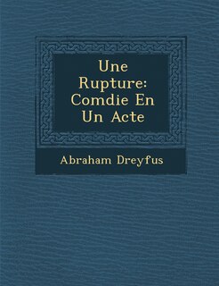 Front cover_Une Rupture