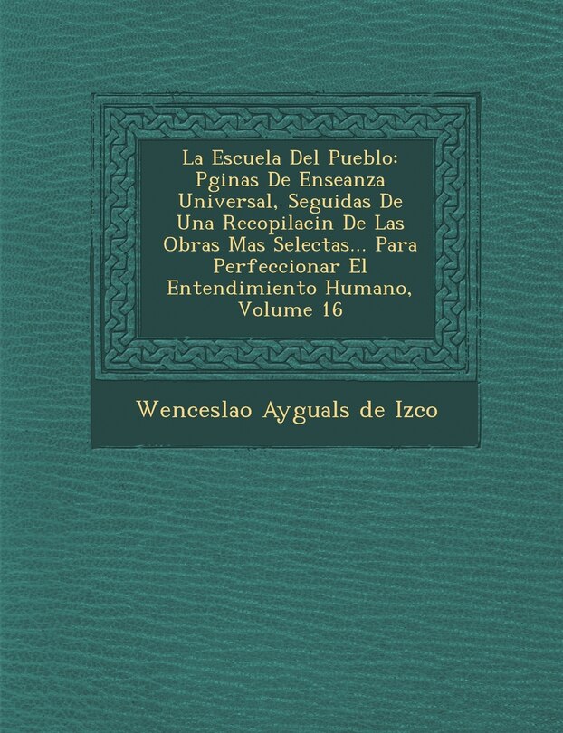 Couverture_La Escuela del Pueblo