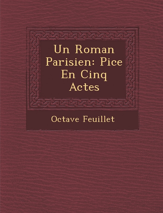 Front cover_Un Roman Parisien