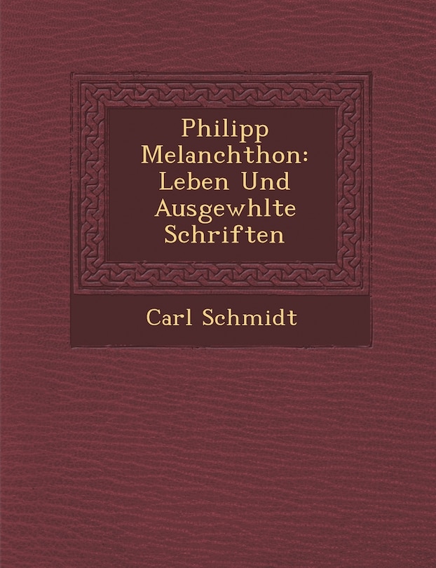 Front cover_Philipp Melanchthon