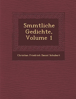 Front cover_S Mmtliche Gedichte, Volume 1