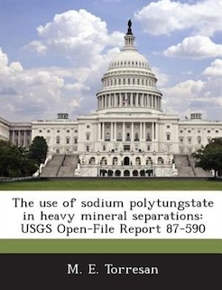 Front cover_The Use Of Sodium Polytungstate In Heavy Mineral Separations