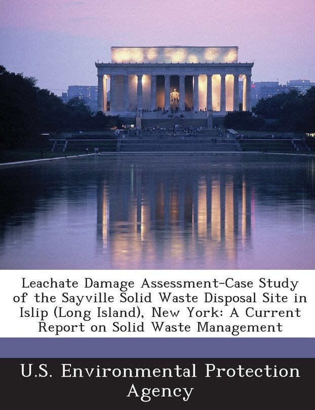 Couverture_Leachate Damage Assessment-Case Study of the Sayville Solid Waste Disposal Site in Islip (Long Island), New York