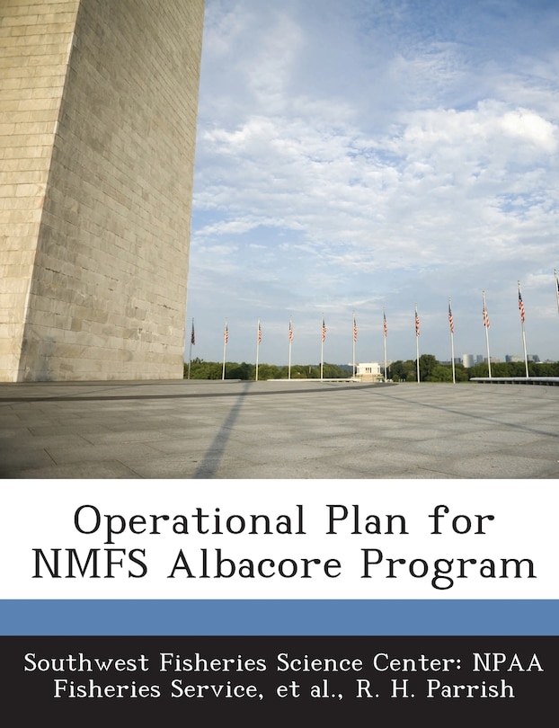Couverture_Operational Plan For Nmfs Albacore Program
