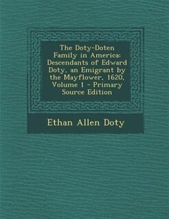 Front cover_The Doty-doten Family In America
