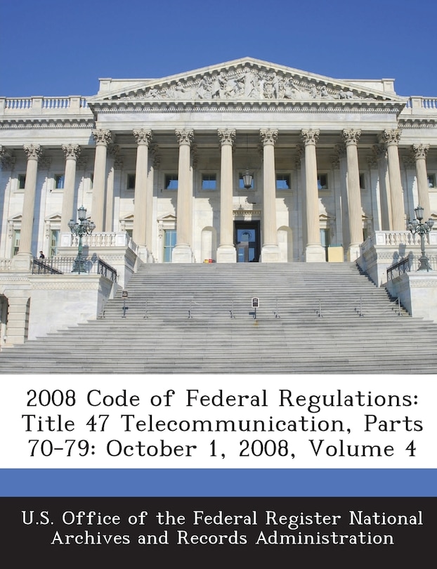 Front cover_2008 Code Of Federal Regulations