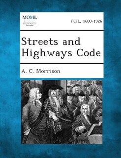 Front cover_Streets And Highways Code