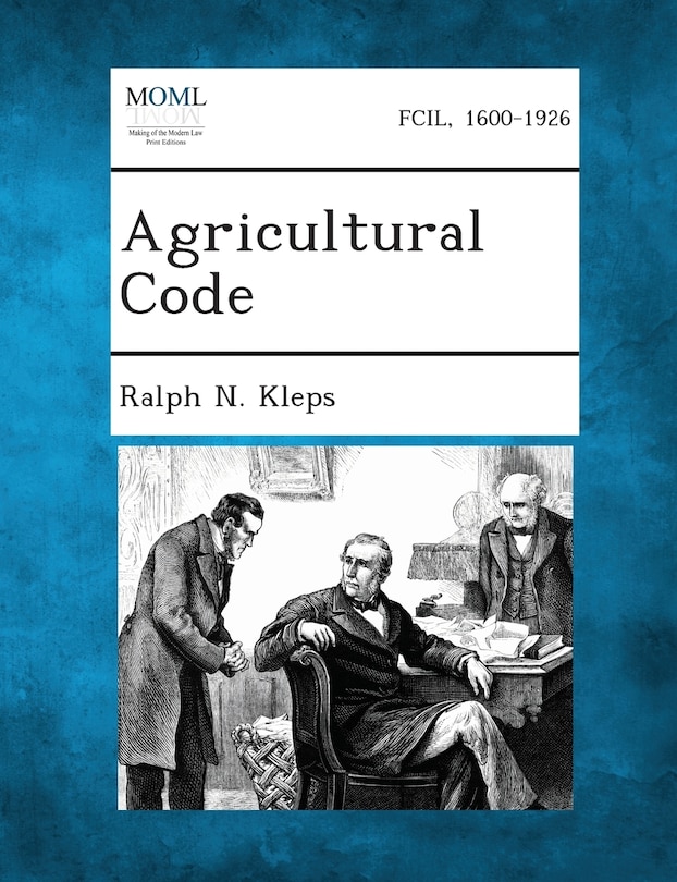 Front cover_Agricultural Code