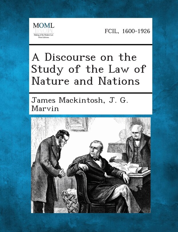 Couverture_A Discourse on the Study of the Law of Nature and Nations