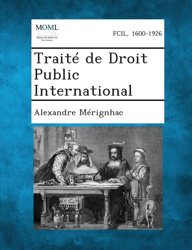 Front cover_Traite de Droit Public International
