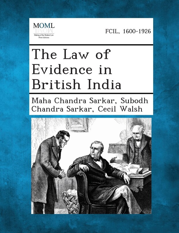 Front cover_The Law of Evidence in British India