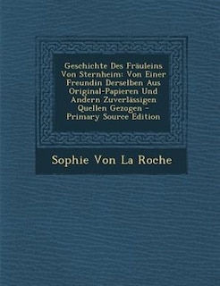 Front cover_Geschichte Des FrSuleins Von Sternheim