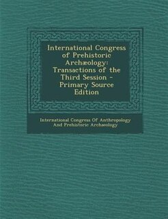 Front cover_International Congress of Prehistoric Archµology