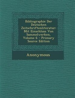 Couverture_Bibliographie Der Deutschen Zeitschriftenliteratur