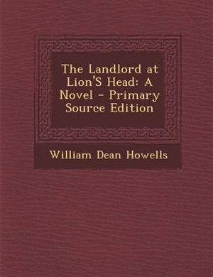 Front cover_The Landlord at Lion'S Head