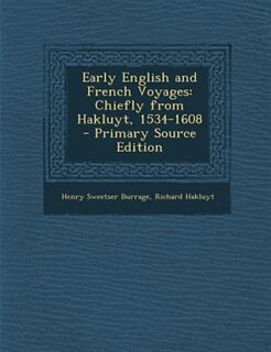 Couverture_Early English and French Voyages