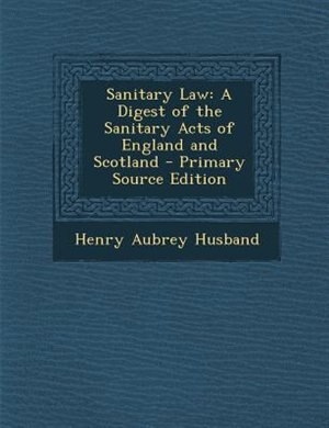 Front cover_Sanitary Law