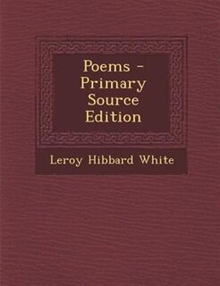 Couverture_Poems - Primary Source Edition
