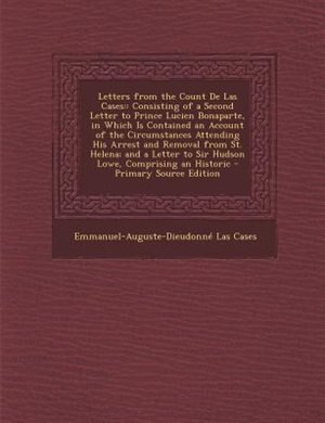 Front cover_Letters from the Count De Las Cases