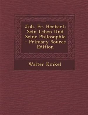 Couverture_Joh. Fr. Herbart