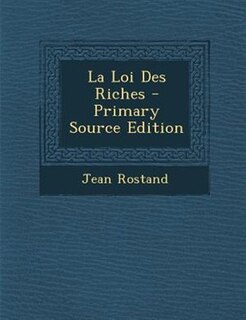 Couverture_La Loi Des Riches