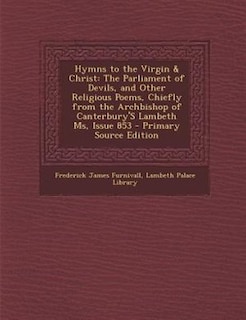 Front cover_Hymns to the Virgin & Christ