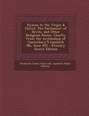Front cover_Hymns to the Virgin & Christ