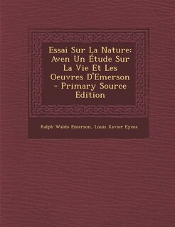 Front cover_Essai Sur La Nature