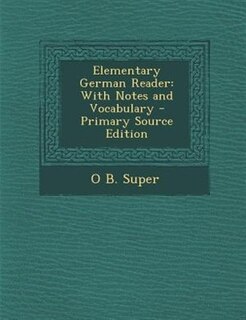 Front cover_Elementary German Reader