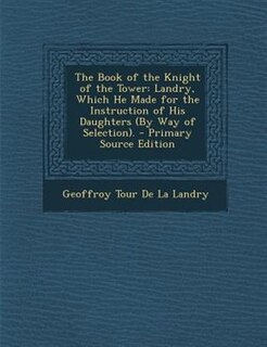 Couverture_The Book of the Knight of the Tower