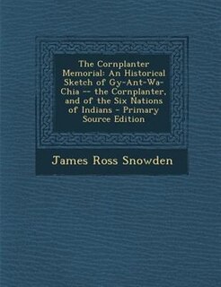 Front cover_The Cornplanter Memorial