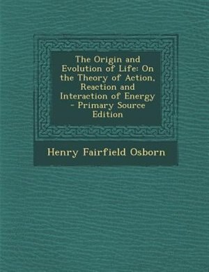 Front cover_The Origin and Evolution of Life