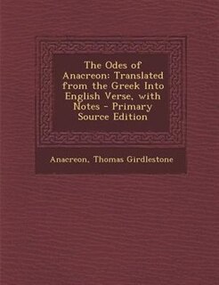 Front cover_The Odes of Anacreon