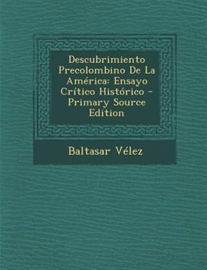 Front cover_Descubrimiento Precolombino De La AmTrica
