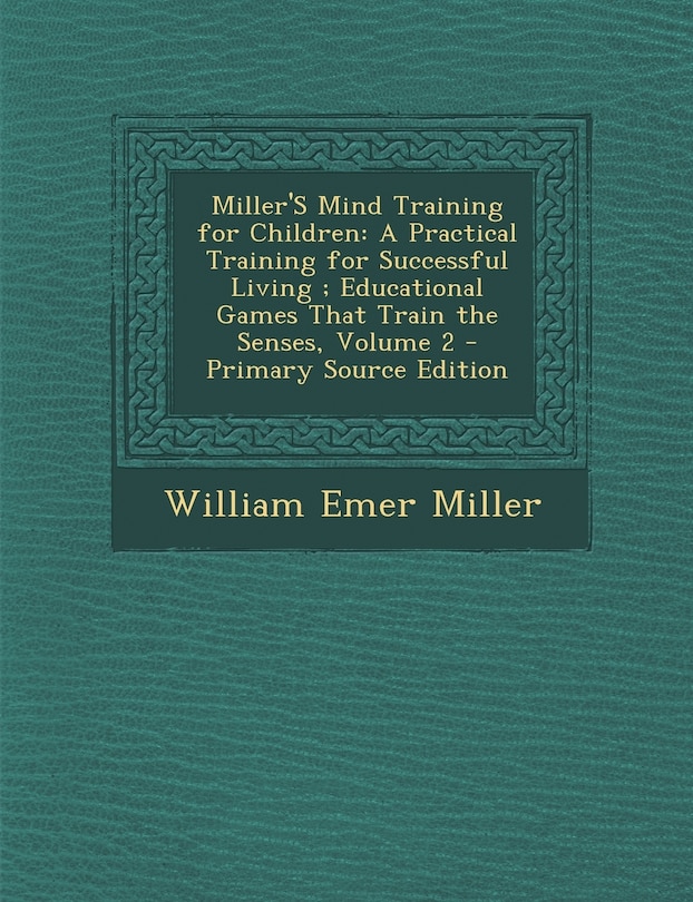 Couverture_Miller's Mind Training for Children