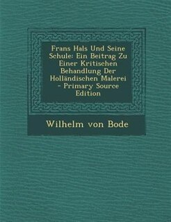 Front cover_Frans Hals Und Seine Schule