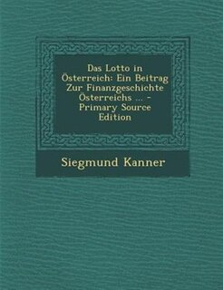 Couverture_Das Lotto in +sterreich