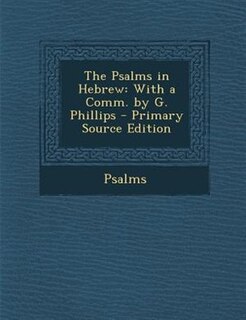Couverture_The Psalms in Hebrew