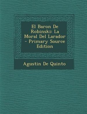 Front cover_El Baron De Robinski
