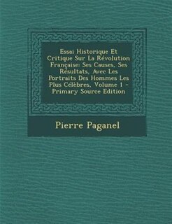 Front cover_Essai Historique Et Critique Sur La RTvolution Frantaise