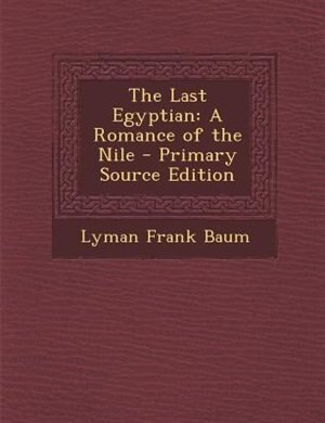 Front cover_The Last Egyptian